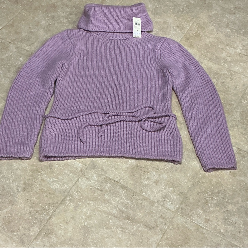 Ann Taylor Lilac Cowl Neck Sweater NWT